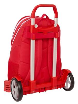 Schoolrugzak met Wielen Sevilla Fútbol Club Rood 32 x 44 x 16 cm