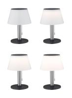 Paulmann 94309 4000870943090 Tafellamp op zonne-energie 0.8 W Warmwit RVS - thumbnail