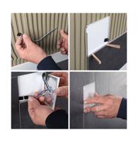 Paulmann LumiTiles Extension Square 10x10cm 78414 LED-paneel uitbreidingsset LED Warmwit Wit - thumbnail