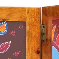 Kamerscherm Bruin 105 x 180 cm Massief acaciahout - thumbnail