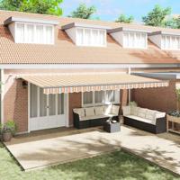 Automatische Inklapbare Luifel met LED Multicolor Streep 600x300 cm - thumbnail