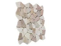 Mosaikfliesen Weiß-Rot 30x30 cm - thumbnail