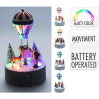 Home & Styling Kersttafereel led 17cm kunststof - thumbnail