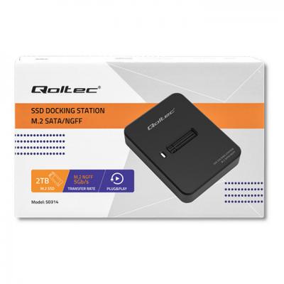 Qoltec M.2 SATA SSD-dockingstation | NGFF