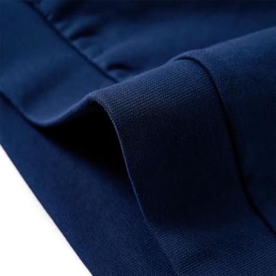 Kindertrui met kat van pailletten 140 marineblauw