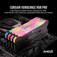 Corsair 32 GB DDR4-3200 Quad-Kit CMW32GX4M4Z3200C16, Vengeance RGB PRO, XMP, AMD Ryzen Optimized - thumbnail