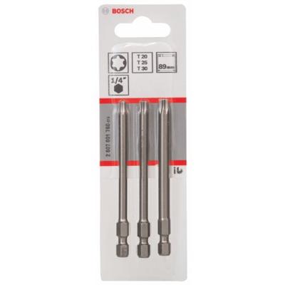 Bosch Accessories 2607001760 T-bit Extra hard E 6.3 3 stuk(s) Bosch Accessories 2607001760 T-bit Extra hard E 6.3 3 stuk(s)