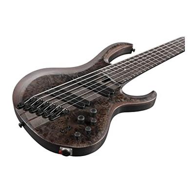 Ibanez Bass Workshop BTB806MS Transparent Gray Flat 6-snarige elektrische basgitaar met softcase