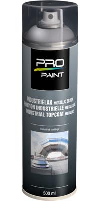 PRO-Paint Industrie Lak/ Deklaag Metallic beige rvs (500ml) PRO-Paint Industrie Lak/ Deklaag Metallic beige rvs (500ml)