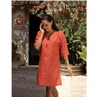 Lise Charmel Beachwear Tuniek Voyage D'Ete Effen Oranje ASB44B8 - thumbnail