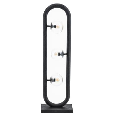 By-Boo Vloerlamp 'Eris' 3-lamps, kleur Zwart By-Boo Vloerlamp 'Eris' 3-lamps, kleur Zwart