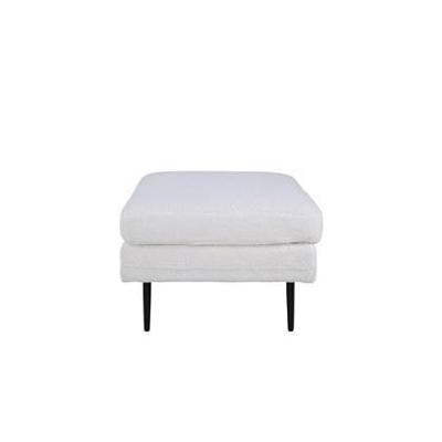 Fjôrd - Poef Wit - Teddy - Boom