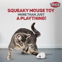 TRIXIE MUIS MET MICROCHIP PLUCHE MET KATTENMUNT ASSORTI 6 CM 12 ST - thumbnail