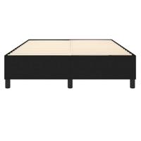 Bedframe zonder matras stof zwart 140x200 cm - thumbnail