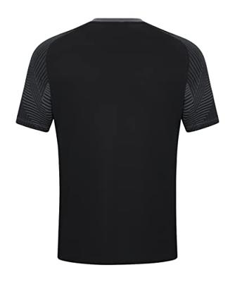 JAKO 6122 T-Shirt Performance - Zwart/Antra Light - 4XL - thumbnail
