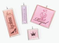Darice • signed sealed remembered charms princess assorti 4pcs - thumbnail