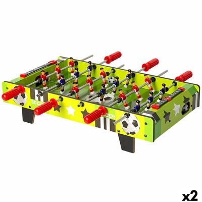 Tafelvoetbal Colorbaby 60 x 14 x 32 cm (2 Stuks)