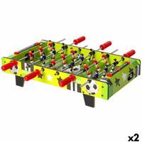 Tafelvoetbal Colorbaby 60 x 14 x 32 cm (2 Stuks) - thumbnail