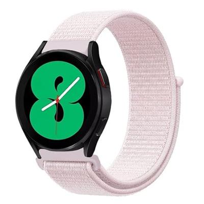 Garmin Approach S12 / S40 / S42 - Sport Loop nylon bandje - Lichtroze Garmin Approach S12 / S40 / S42 - Sport Loop nylon bandje - Lichtroze