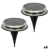 Set tuinverlichting op zonne-energie Aktive 2 Onderdelen Plastic 12 x 13,5 x 12 cm (6 Stuks) - thumbnail