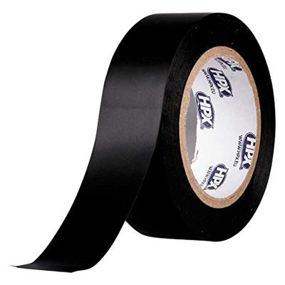 Hpx pvc isolatietape 19 mm x 10 meter zwart