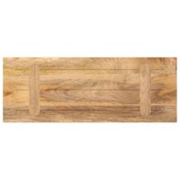 Tafelblad rechthoekig 80x40x2,5 cm massief mangohout - thumbnail