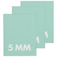 HEMA Schriften 16.5 x 21 cm - geruit 5 mm - 3 stuks - thumbnail
