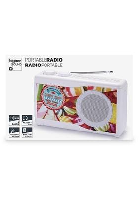 Bigben Interactive Draagbare radio met FM, MW, LW en SW ontvangst - snoep Bigben Interactive Draagbare radio met FM, MW, LW en SW ontvangst - snoep
