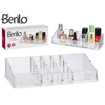 Make-up organizer Transparant 9 x 4,5 x 22,7 cm