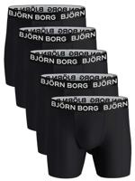 5-Pack - Performance - heren boxershort - Zwart sport heren ondergoed - Sneldrogend microfiber - thumbnail