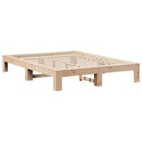 Bedframe zonder matras massief grenenhout 140x190 cm - thumbnail