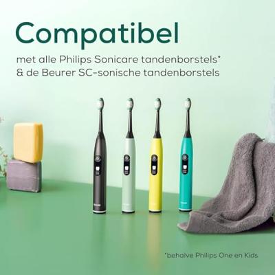 Beurer Bürstenköpfe Prem. Protection Plus 4 St. 10523 Reserve borstels Zwart, Turquoise - thumbnail