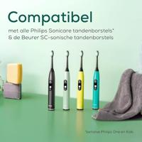 Beurer Bürstenköpfe Premium Whiten 4 St. 10531 Reserve borstels Zwart - thumbnail