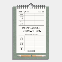 Duoplanner 2025 - 2026 Grijsgroen - thumbnail
