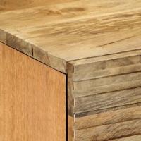 Nachtkastje 40x33x46 cm massief mangohout bruin - thumbnail