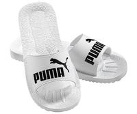 Puma Heren badslippers Purecat (Wit, 44,5) - thumbnail