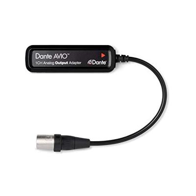 Dante Avio Analog Output 0x1 Dante - XLR adapter Dante Avio Analog Output 0x1 Dante - XLR adapter