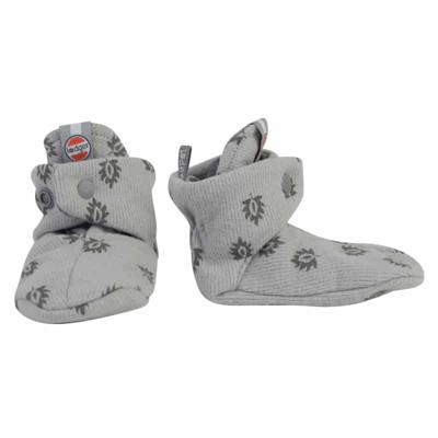 Lodger babyslofjes katoen Nomad Rib Sharkskin-6-12 mnd Lodger babyslofjes katoen Nomad Rib Sharkskin-6-12 mnd