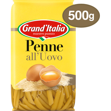 Grand'Italia Pasta Penne all'Uovo 500 g bij Jumbo Grand'Italia Pasta Penne all'Uovo 500 g bij Jumbo