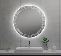 Wiesbaden Badkamerspiegel Deco Rond met LED Verlichting Condensvrij 80 cm - thumbnail