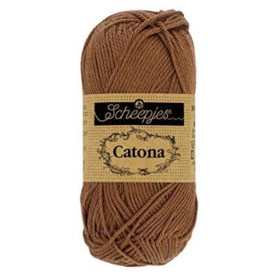 Scheepjes Catona - 10g - 157 Root Beer - Haakgaren / Breigaren