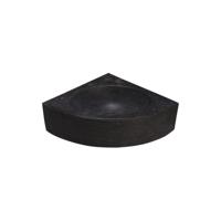 Forzalaqua Malmo Hardsteen Gezoet Antraciet 30x30x10 cm - thumbnail