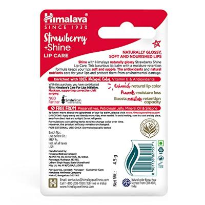 Himalaya Herbals Strawberry Shine Lippenbalsem