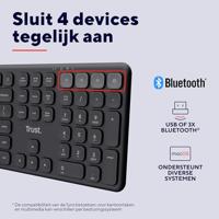 Trust Vaiya Toetsenbord Draadloos Zwart - thumbnail