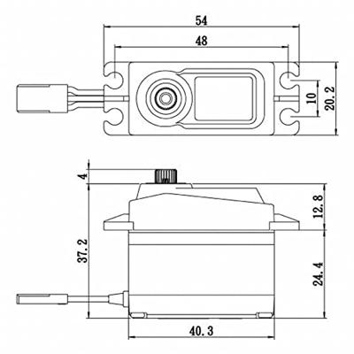 Savöx Standaard servo SA-1258TG+ Digitale servo Materiaal (aandrijving): Metaal Stekkersysteem: JR Savöx Standaard servo SA-1258TG+ Digitale servo Materiaal (aandrijving): Metaal Stekkersysteem: JR