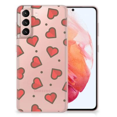 Samsung Galaxy S21 | TPU bumper | Hearts