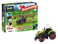 Claas Revell Control Advent Calendar RC Tractor Axion 960 10 cm - thumbnail