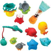 Badkoffer met 16 items INFANTINO blauw - thumbnail