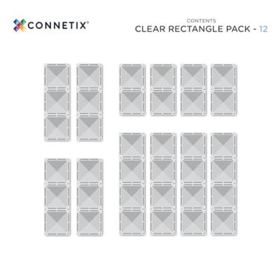 Connetix Vormen Clear 24 stuks