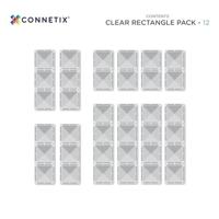 Connetix Rechthoeken Clear 12 stuks - thumbnail
